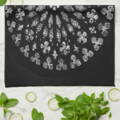 Barcelona-Fenster Handtuch (Gefaltet)