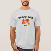 BARCELONA-Flaggen-Shirt T-Shirt (Vorderseite)