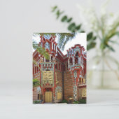 Barcelona. Gaudí. Casa Vicens. Postkarte (Stehend Vorderseite)