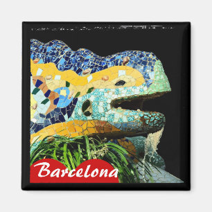 Barcelona, Gaudi Eidechse (Magnet) Magnet