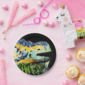 Barcelona, Gaudi - Eidechse, Spanien (dinning Pappteller (Party)