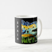 Barcelona, Gaudi - Eidechse, Spanien Kaffeetasse (VorderseiteRechts)