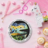 Barcelona, Gaudi - Lizard, Spanien (Abendessen im Pappteller (Party)