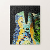 Barcelona, Gaudi - Lizard, Spanien (Katalanisch) Puzzle (Vertikal)