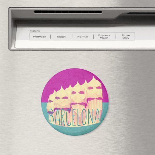 Barcelona Gaudi Paradise Magnet (In Situ (Geschirrspüler))