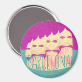 Barcelona Gaudi Paradise Magnet (Vorderseite/Rückseite)