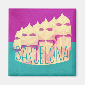 Barcelona Gaudi Paradise Magnet (Vorne)