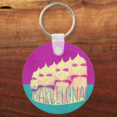 Barcelona Gaudi Paradise Schlüsselanhänger (Vorderseite)