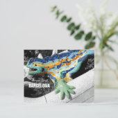 Barcelona Gaudi Park Guell Postkarte (Stehend Vorderseite)