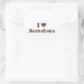 BARCELONA GAY PRIDE RUNDER AUFKLEBER (Tasche)