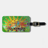 Barcelona Gepäckanhänger (Vorderseite horizontal)