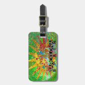 Barcelona Gepäckanhänger (Vorderseite vertikal)