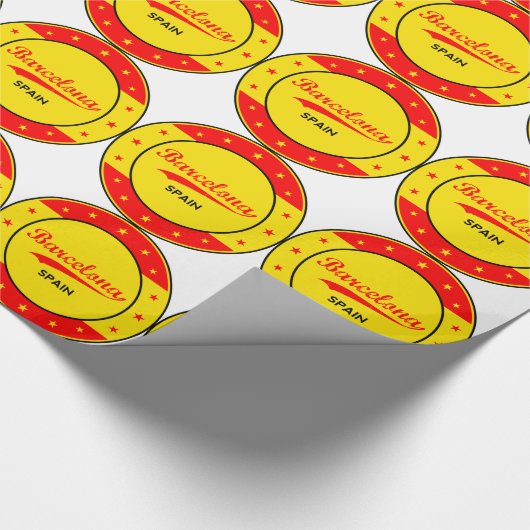 Barcelona Geschenkpapier (Ecke)
