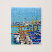 Barcelona-Hafen Puzzle (Vertikal)