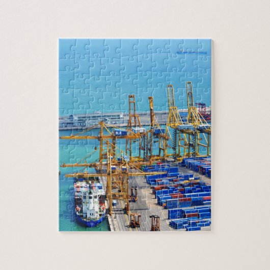 Barcelona-Hafen Puzzle (Vertikal)