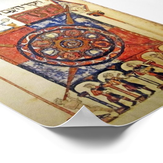 Barcelona Haggada Poster (Ecke)