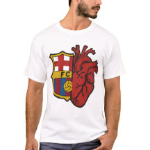 Barcelona Herz Fan T-Shirt