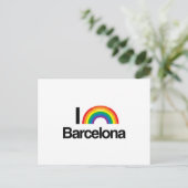 BARCELONA - I LIEBE PRIDE.png Postkarte (Stehend Vorderseite)