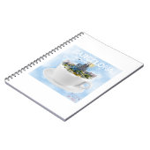 Barcelona im Teacup - Sagrada Familia Skyline Notizblock (Linke Seite)