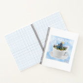 Barcelona im Teacup - Sagrada Familia Skyline Notizblock (Innenseite)