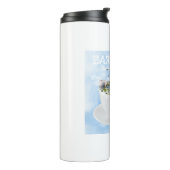 Barcelona im Teacup - Sagrada Familia Skyline Thermosbecher (Nach links gedreht)