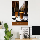 Barcelona Kaffeepause Poster (Heimbüro)