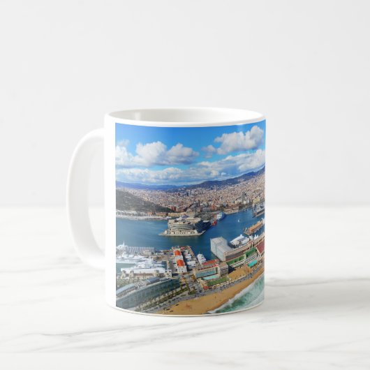 Barcelona Kaffeetasse (Vorderseite Links)