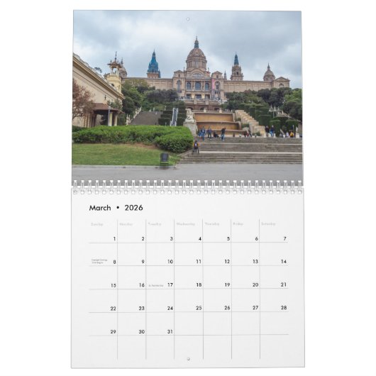 Barcelona-Kalender 2026 Kalender (Mär 2026)