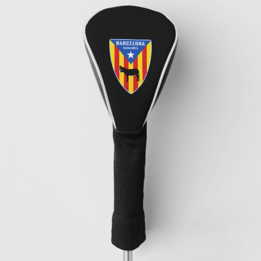 Barcelona Katalonien Estelada Golf Headcover (Vorderseite)
