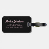 Barcelona - Katalonien - Sonnenuntergang Skyline S Gepäckanhänger (Rückseite horizontal)