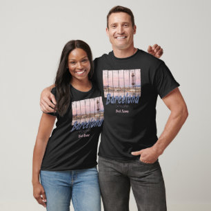 Barcelona - Katalonien - Sonnenuntergang Skyline S T-Shirt