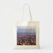 Barcelona Katalonien Sunset Skyline Spanien Stadt Tragetasche (Vorne)