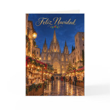 Barcelona Kathedrale Frohe Weihnachten