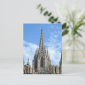 Barcelona Kathedrale Postkarte (Stehend Vorderseite)