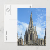 Barcelona Kathedrale Postkarte (Vorne/Hinten)