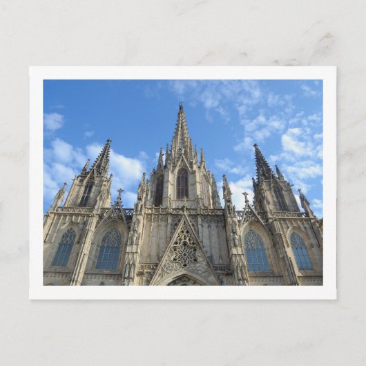 Barcelona Kathedrale Postkarte (Vorderseite)