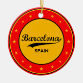 Barcelona Keramik Ornament (Vorne)