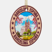 Barcelona Keramik Ornament (Rechts)