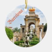 Barcelona Keramik Ornament (Vorne)