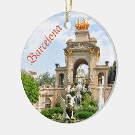 Barcelona Keramik Ornament (Links)