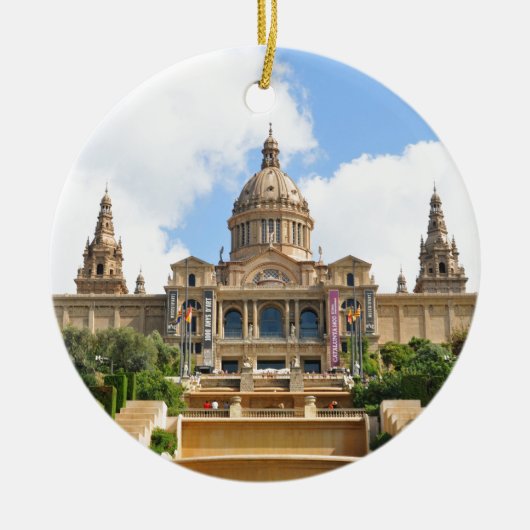 Barcelona Keramik Ornament (Vorne)