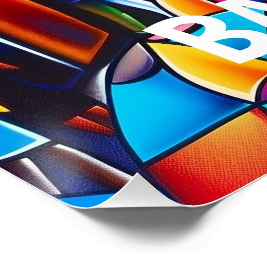 Barcelona: La Ciudad de Gaudí. Poster (Ecke)