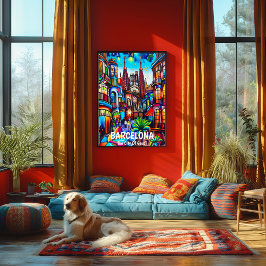 Barcelona: La Ciudad de Gaudí. Poster