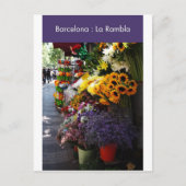 Barcelona: La Rambla Postkarte (Vorderseite)