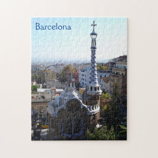 Barcelona-Laubsäge Puzzle (Vertikal)