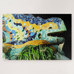 Barcelona & Lizard - berühmtes Gaudi, Spanien/Kata Puzzle