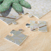 Barcelona Lizard Handmosaike Puzzle (Seite)