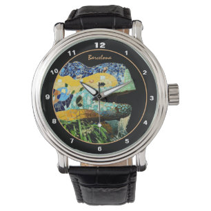 Barcelona Lizard & Park Guell, Catalonia / Gaudi Armbanduhr