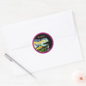 Barcelona Lizard & Park Guell, Catalonia / Gaudi Runder Aufkleber (Umschlag)