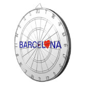 Barcelona Love Dartscheibe (Vorderseite rechts)